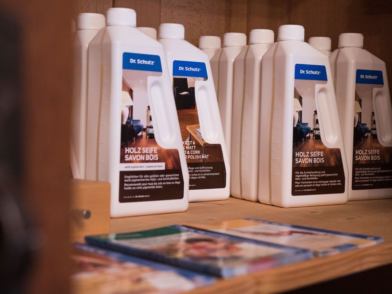 Eine Auswahl an verschiedenen Holzseifen